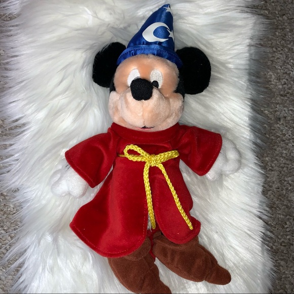 Disney’s Fantasia The Sorcerers Apprentice Mickey Mouse plush - Picture 2 of 7